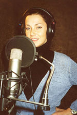 Ирина Дмитракова в студии во время записи очередного выпуска "Радиоверсии"